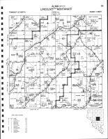 Alma Township - Northeast, Lincoln Township - Northeast, Montana Township - West